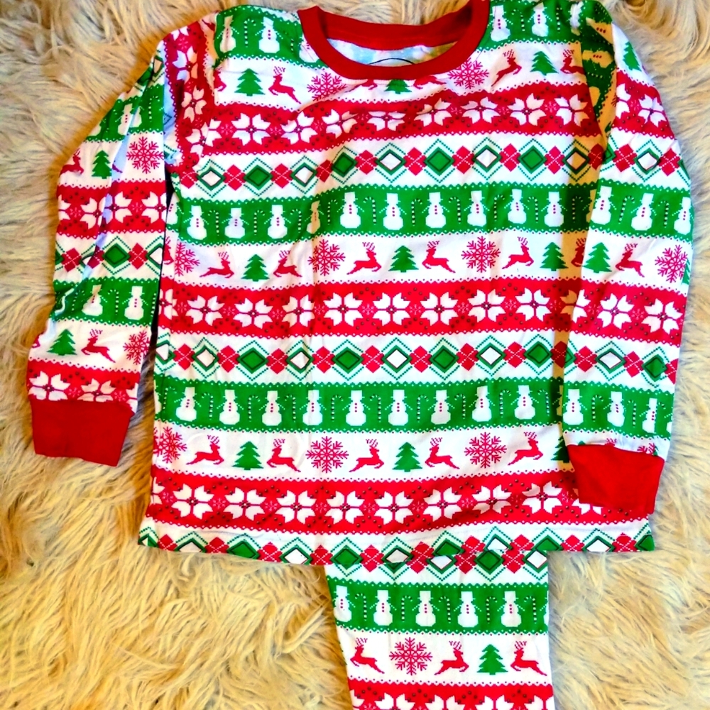 Children's Christmas pajamas (could be unisex)
